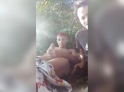 Latino Lads Blowjob in the Woods