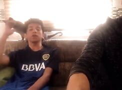 Latino y maduro gringo