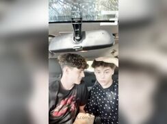 Horny Twinks Car Cam