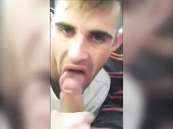 amateur boys car blowjob and swallow