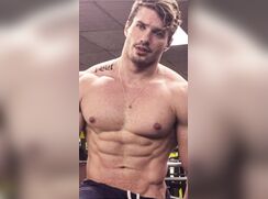 cute fit str8 ezra fucking a silicon man