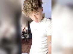cute connor d on tiktok and show his big cock off