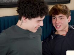 He cums on his boy's ass