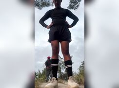 Handsfree Cum In Public During Workou