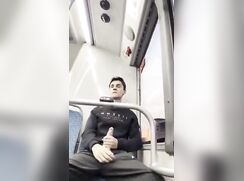 Riding Train-Nearly Caught-No Cum 221