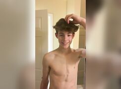Angel face is showing his body