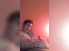 cute fit baited on bed hot off