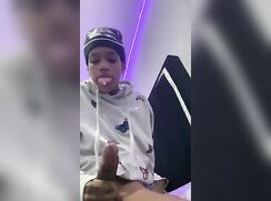 black teen jerking BBC cam twink porn