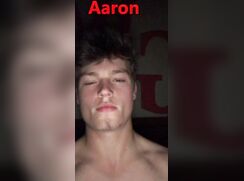 cute fit blonde aaron snapchating jo