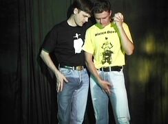 Andy and Alex Piss