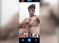 Horny Latinos jerking off in telegram