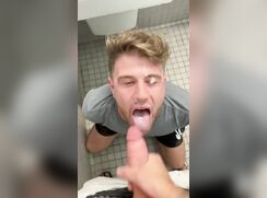 Blond Jock Facials Compilation porn