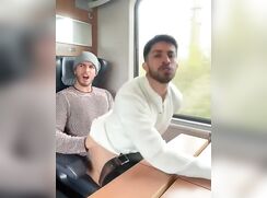 Twink Train Journey Fuck Session porn