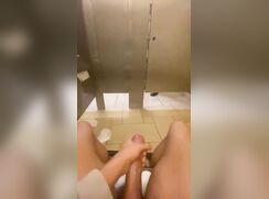 In a public toilet while being cleaned - 06-24-25