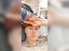 Straight American baited to play with his ass