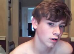 Hot Ginger Guy Wanks Off on Webcam - AI Enhanced