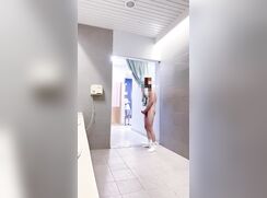 Asian twink jerk outdoor