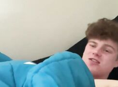 In my bed and nice cum in hair and face - 06-29-25