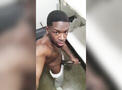 Jerking and cumming in jail