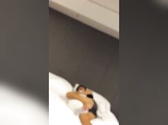 A boy writhing around　never ending dry orgasm