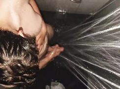 Spycam: caught my brother wanking in the shower