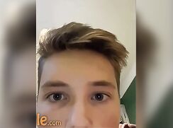 Omegle Blond College Student needs to wank off - AI Enhanced