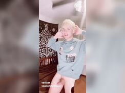 cute tiktoker geting ready 4 saturday night