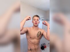 hot lad offering his armpits
