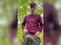 Young twink in the outdoors - 07-06-25