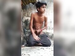 young latino jerks off cum