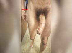 Massive Uncut Nine Inch SlowMo Video (strobing warning) porn