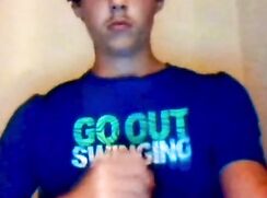 Intense Nice Twink Wank Cum
