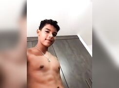 Sexy hot boy jerking off