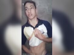 Cute youngin jerks and sucks fag cock for money