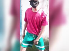 Hot moment behind my house masturbating after making a dance video on... - 07-11-25
