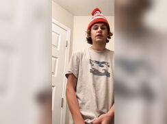 Hot big dick guy in hat