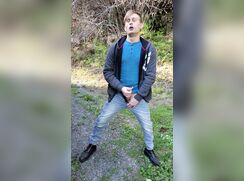 Caught jerking off in public, made me cum - 07-12-25