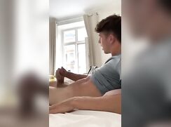 Jacking off to start the day