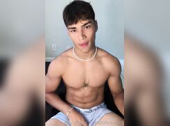 Fit David Covers His Soft Dick