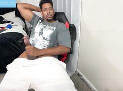 10 Inches of Black Dick and Dildo Fuck