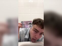 Polish fag LICK the Toilet