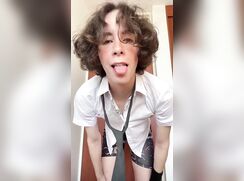 Cute boy jerking off for u