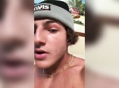 Dude gets cum everywhere
