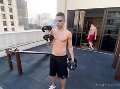 apartment gym hook-up boys porn