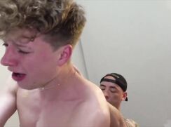 Deepthroat and hard bang for twink slut