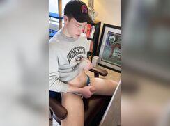 Homeschool Jesse Gold jerks off during online class - 07-17-25