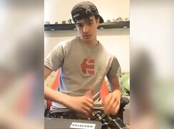 College Guy Fit Brunette Tall NY Cap and Handsome - AI Enhanced