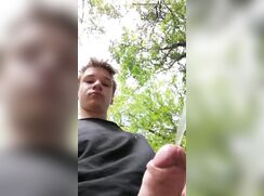 Cute twink pissing 2