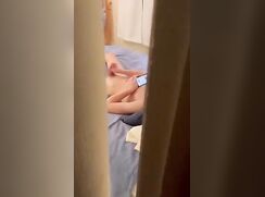 Dad spies on teen son jerking off