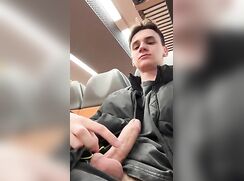 Cute Twin Horny in Train